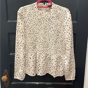Ann Taylor Smocked Shirt. NWT.